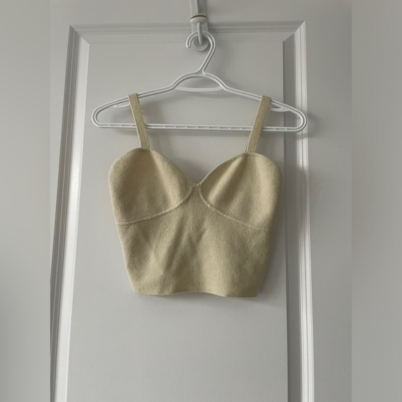 Aritzia Wilfred Silicy cream sweater tank - Picture 3 of 6